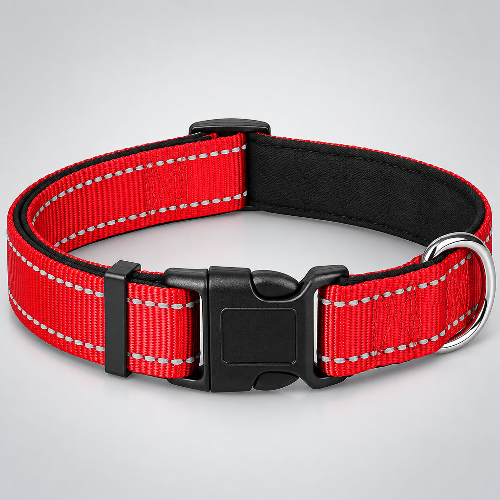 Padded Reflective Dog Collar