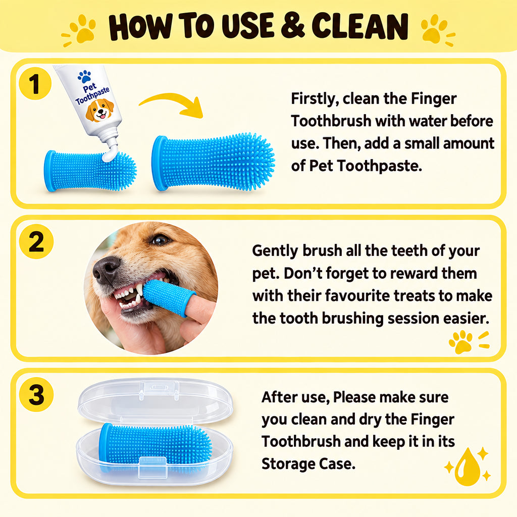 Dog Finger Toothbrush