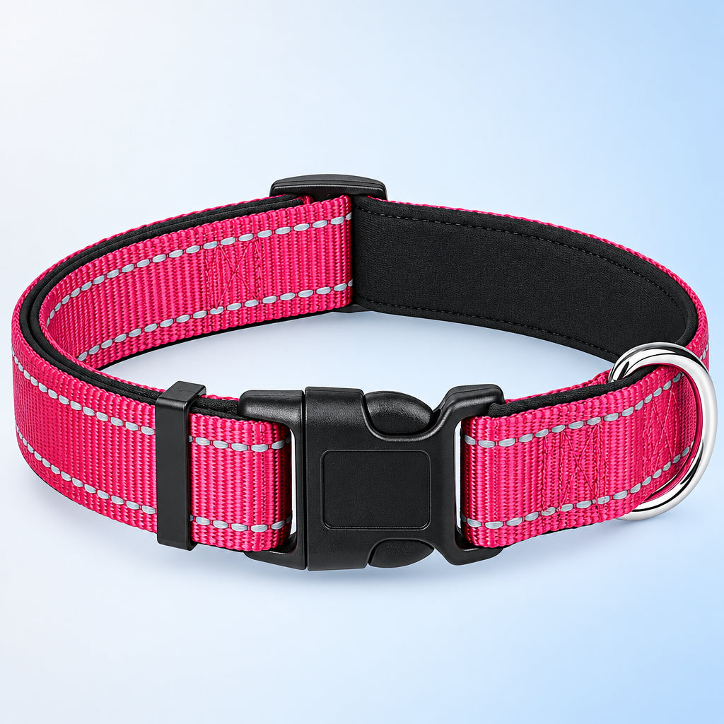 Padded Reflective Dog Collar
