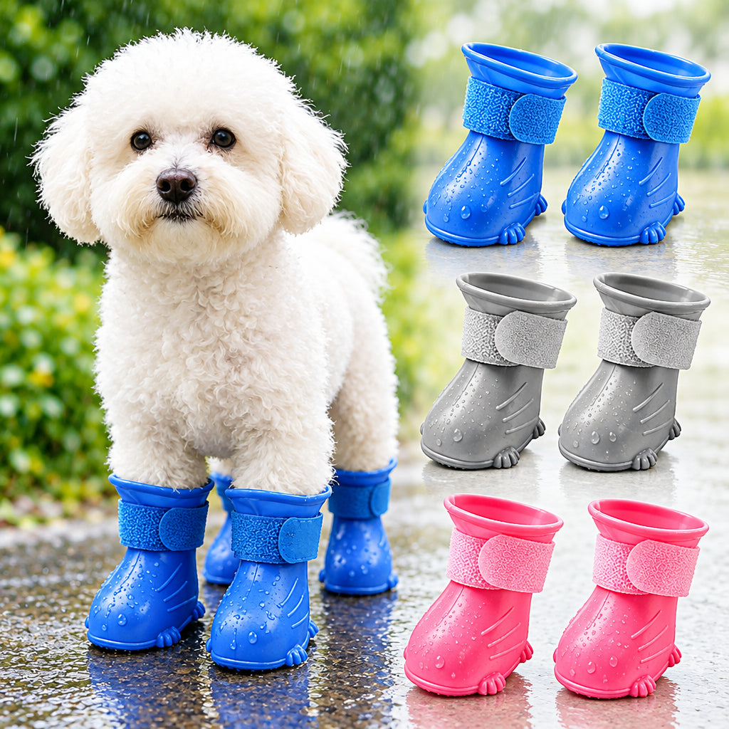 Dog Rain Boots (Set of 4)