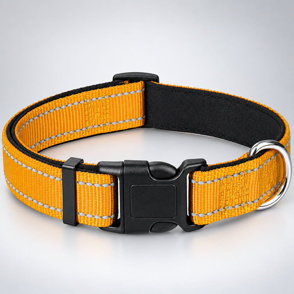 Padded Reflective Dog Collar
