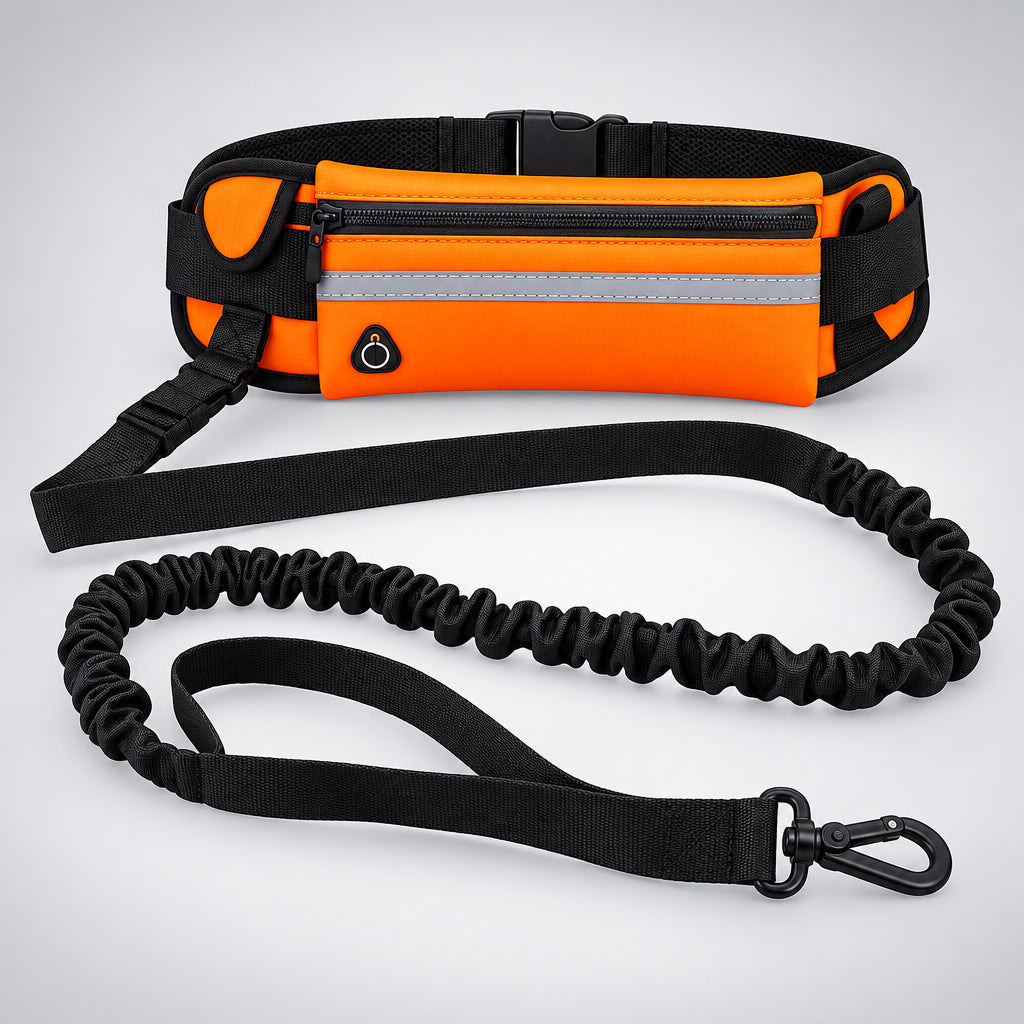 Hands-Free Reflective Dog Leash