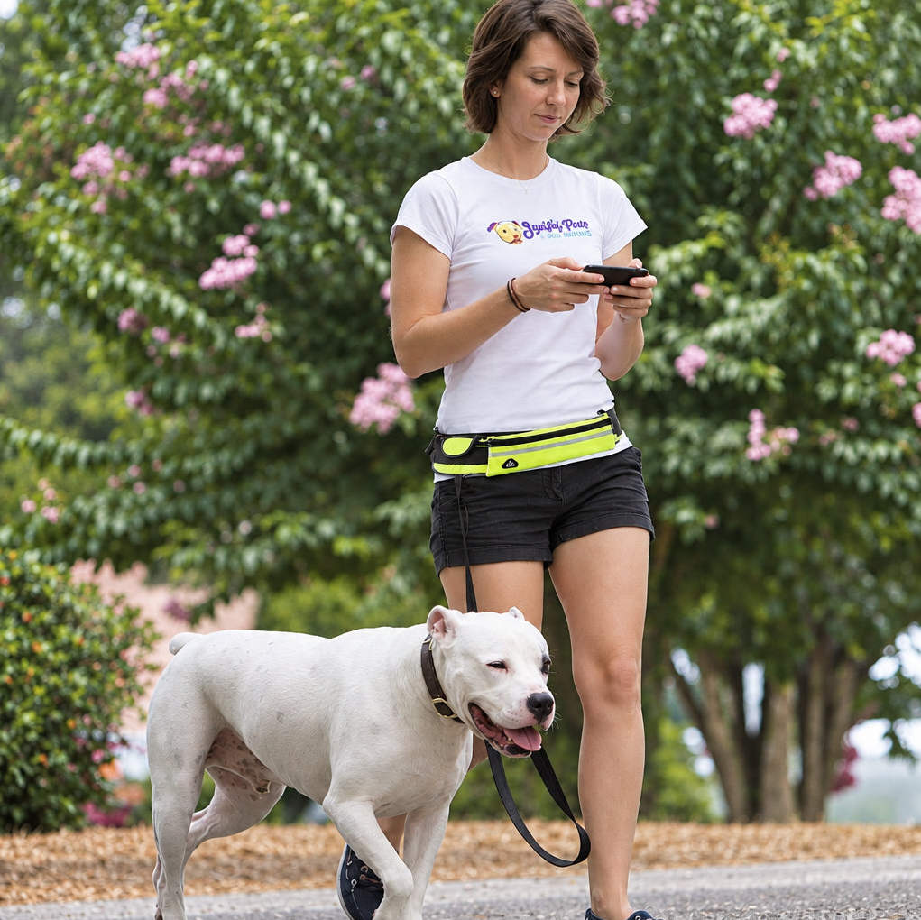 Hands-Free Reflective Dog Leash