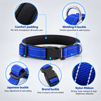 Padded Reflective Dog Collar